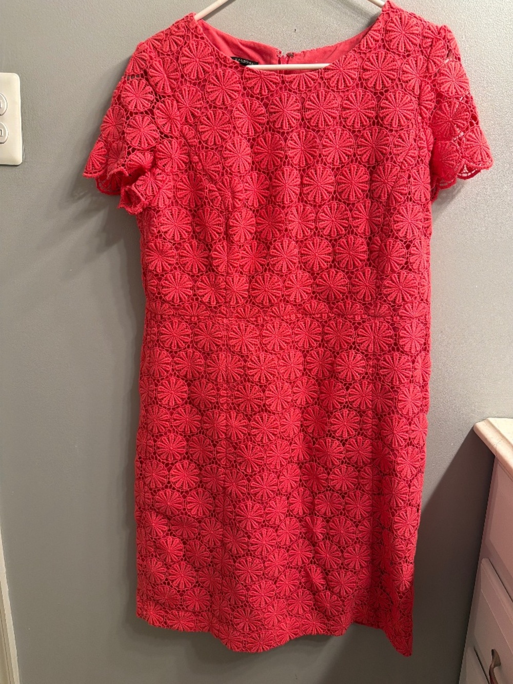 Women’s dress Talbots size 12 P lace pink